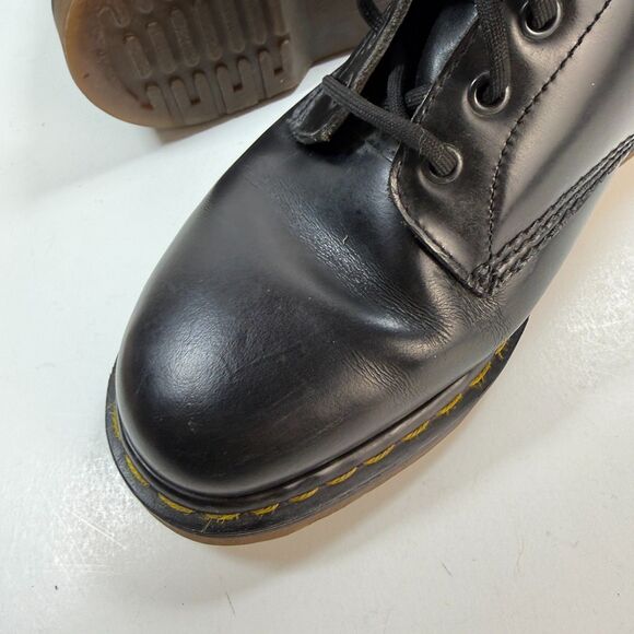 Dr. Martens Vintage 1460 Made in England Black Leather 8-Eye Boots Mens Size 12 main image 5